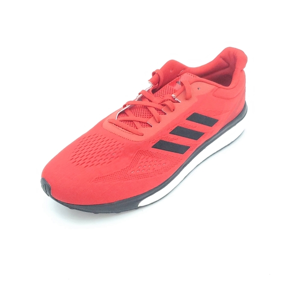 Adidas mens boost athletic shoes Red black lace up - Picture 3 of 8
